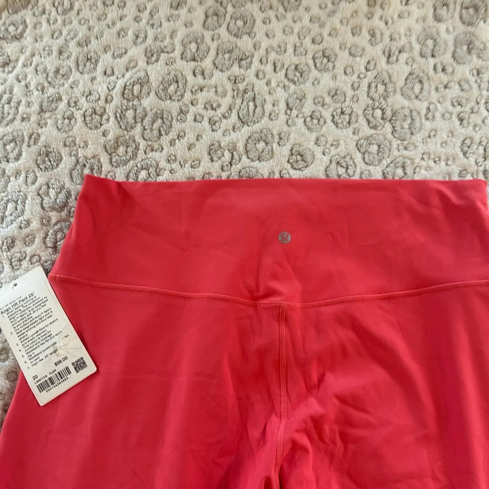 NWT Lululemon Align Highrise 25” Women’s Size 20 Vibrant Leggings - Picture 7 of 7